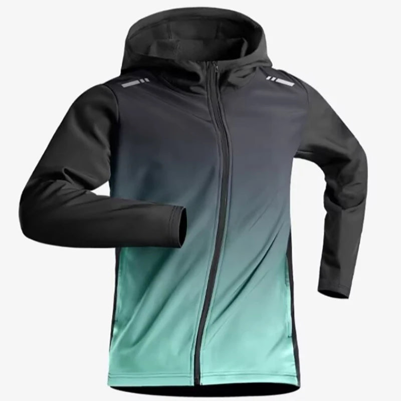 Men’s Hooded Waterproof Fitness Jacket