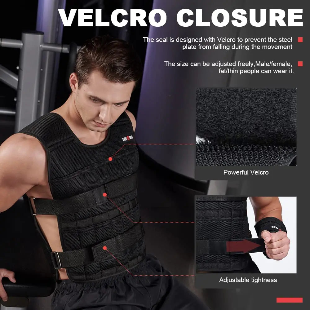 Men’s 20kg Adjustable Weight Vest