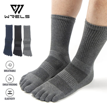 Athletic Five-Finger Running Toe Socks
