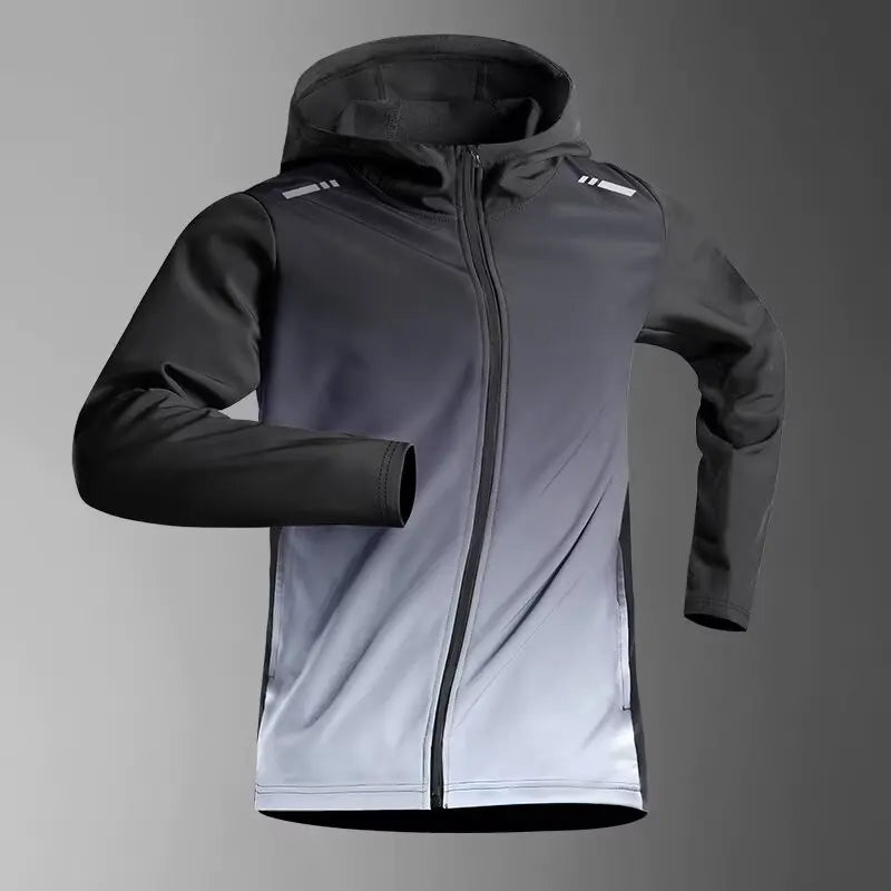 Men’s Hooded Waterproof Fitness Jacket