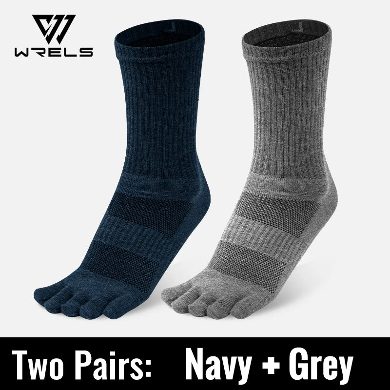 Athletic Five-Finger Running Toe Socks