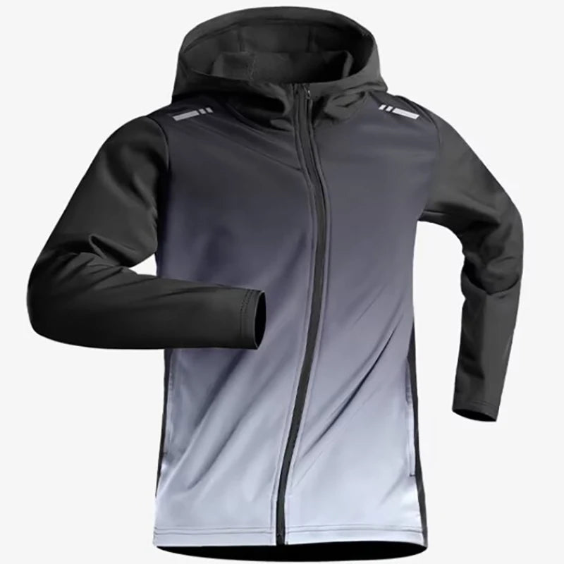 Men’s Hooded Waterproof Fitness Jacket