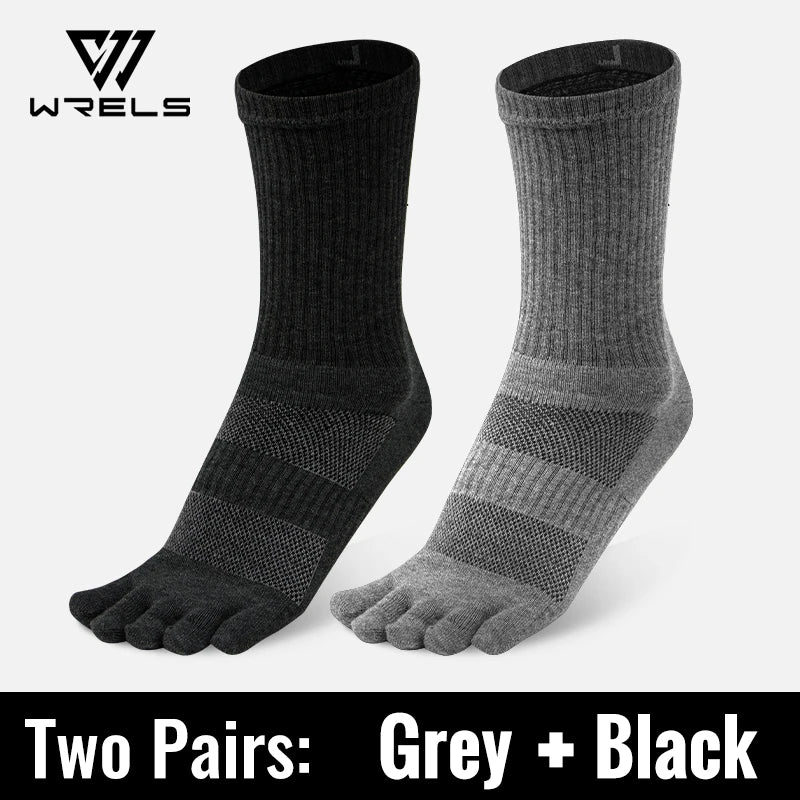 Athletic Five-Finger Running Toe Socks