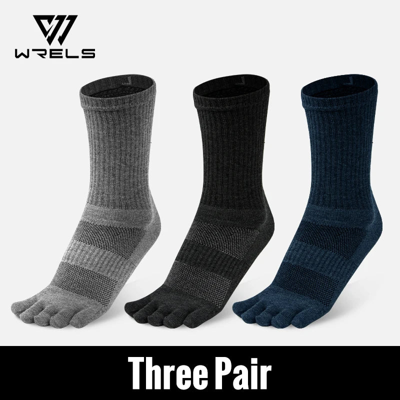 Athletic Five-Finger Running Toe Socks