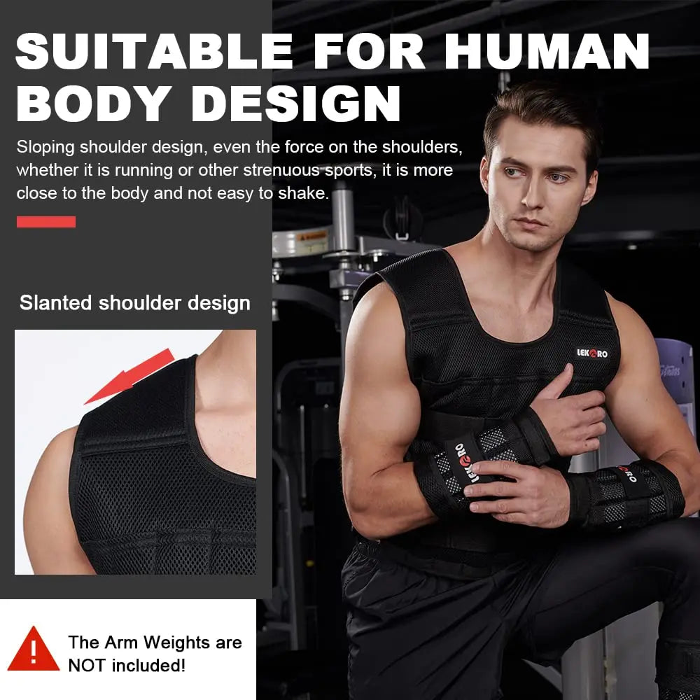 Men’s 20kg Adjustable Weight Vest