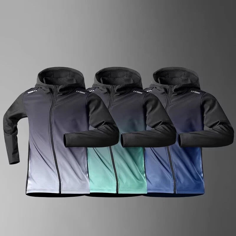 Men’s Hooded Waterproof Fitness Jacket