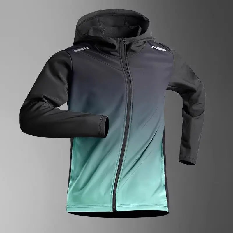 Men’s Hooded Waterproof Fitness Jacket
