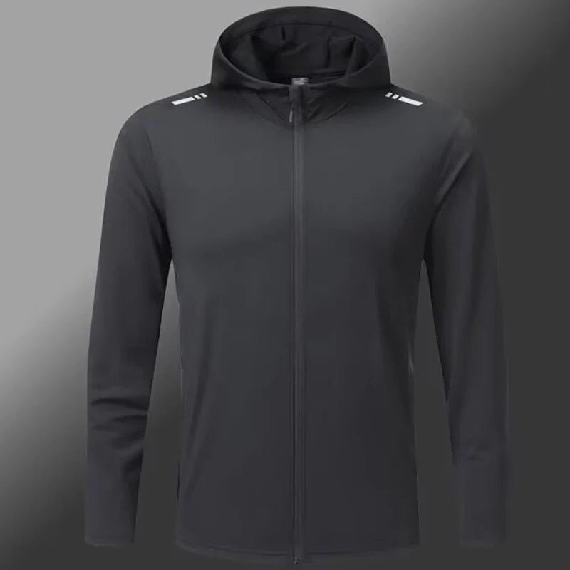 Men’s Hooded Waterproof Fitness Jacket