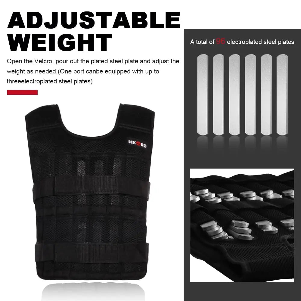 Men’s 20kg Adjustable Weight Vest