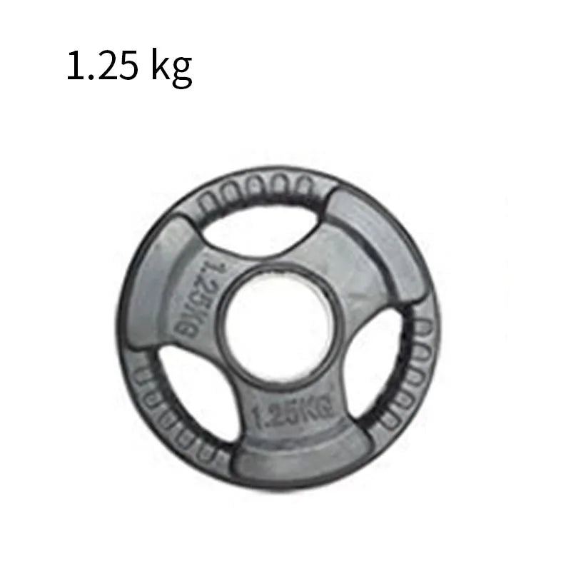 Rubber Anti-Slip Barbell Weight Plates