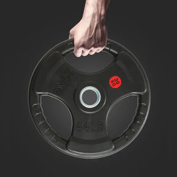 Rubber Anti-Slip Barbell Weight Plates