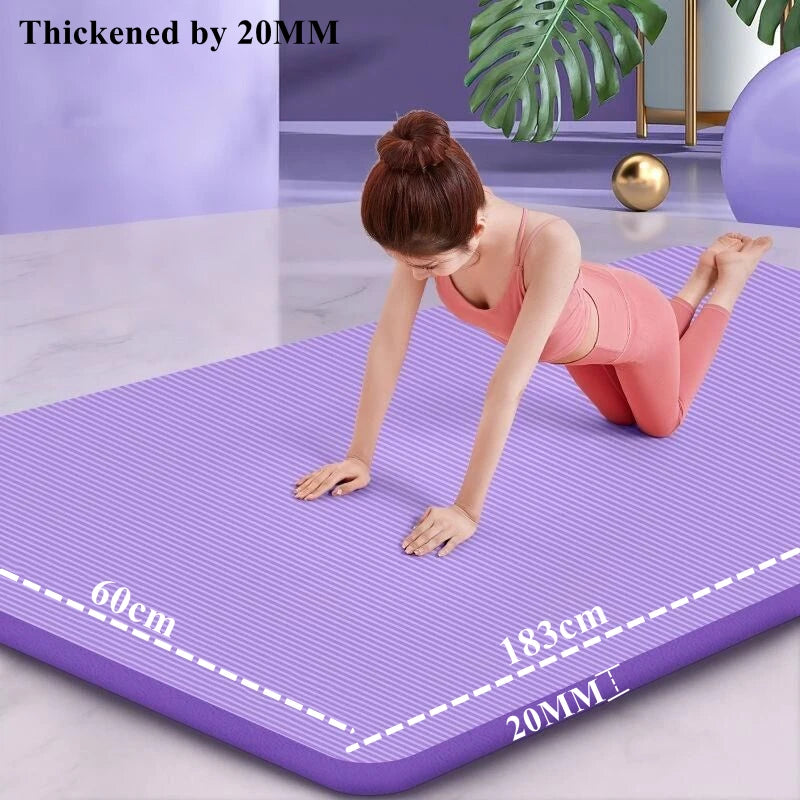 20mm Thick Anti-Slip Yoga Mat