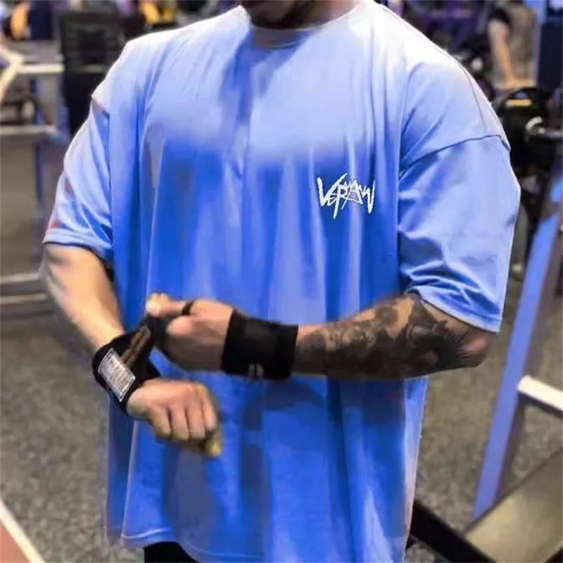 Men’s Oversized Cotton Training T-Shirt