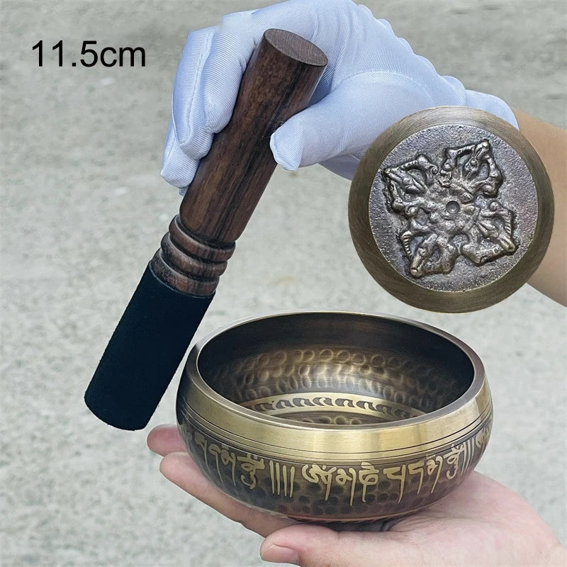 Tibetan Brass Singing Meditation Bowl