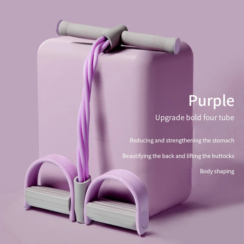 4/6-Tube Yoga Pedal Resistance Band