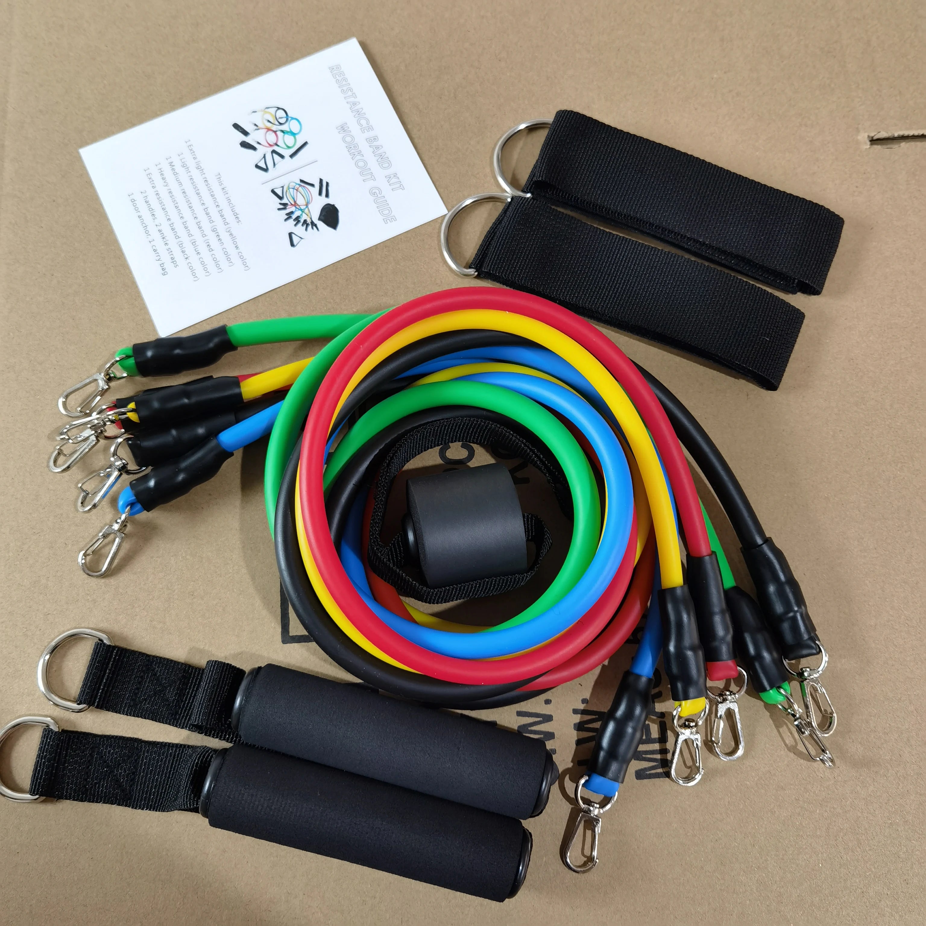 11-Piece Crossfit Resistance Tube Set