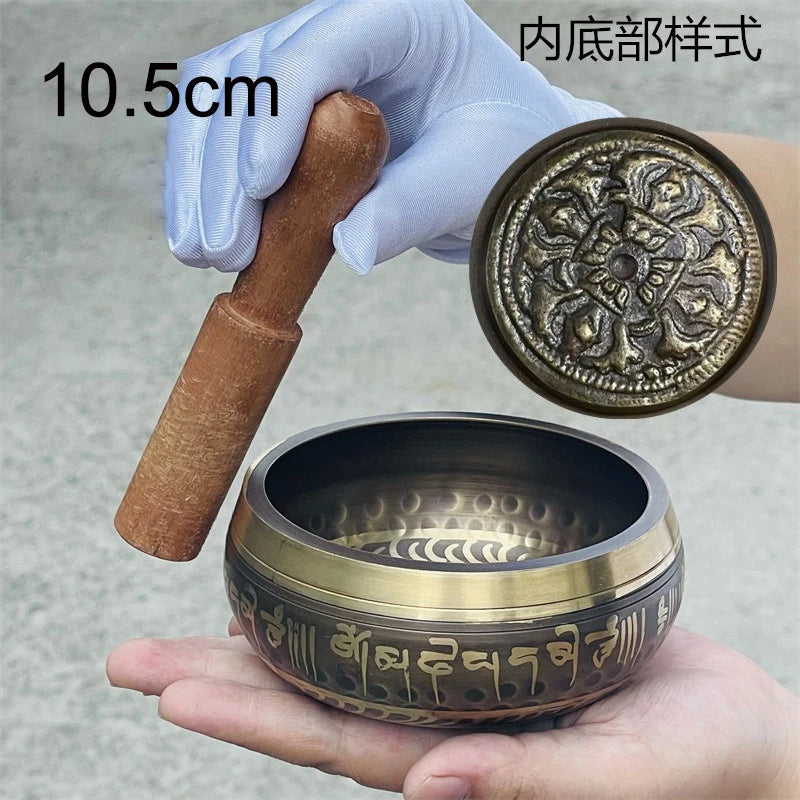 Tibetan Brass Singing Meditation Bowl