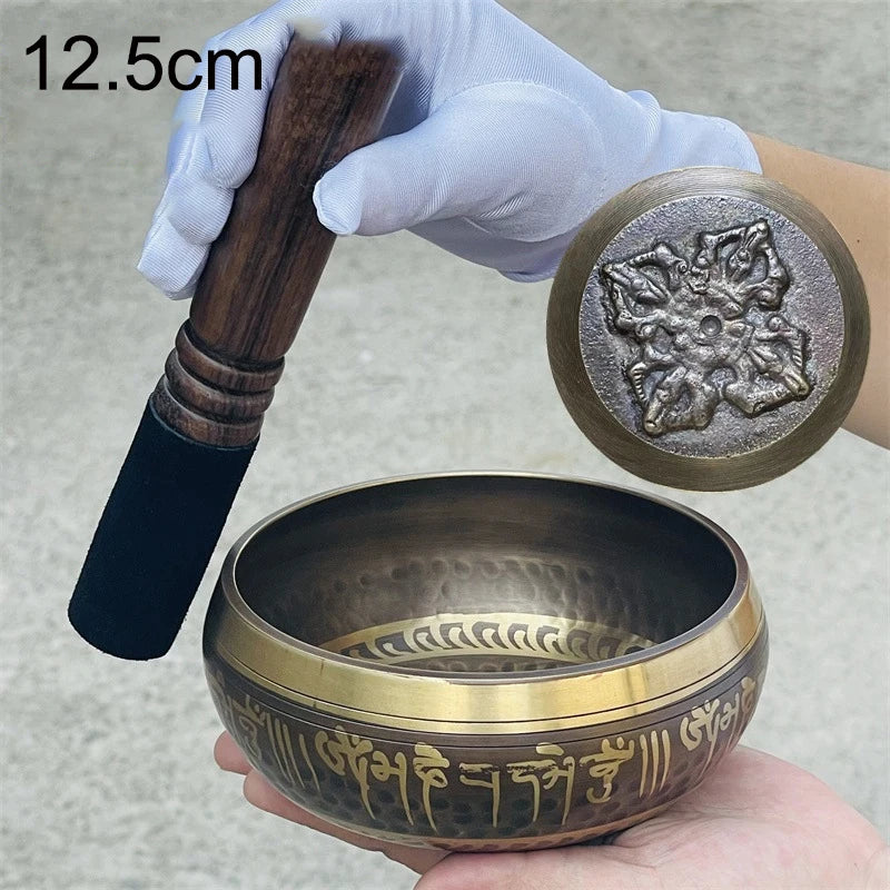 Tibetan Brass Singing Meditation Bowl