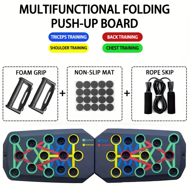 Multifunctional Foldable Push-Up Board
