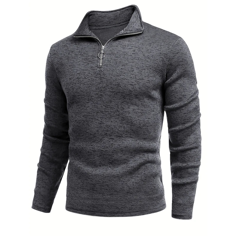 Men’s Half-Zip Casual Workout Hoodie
