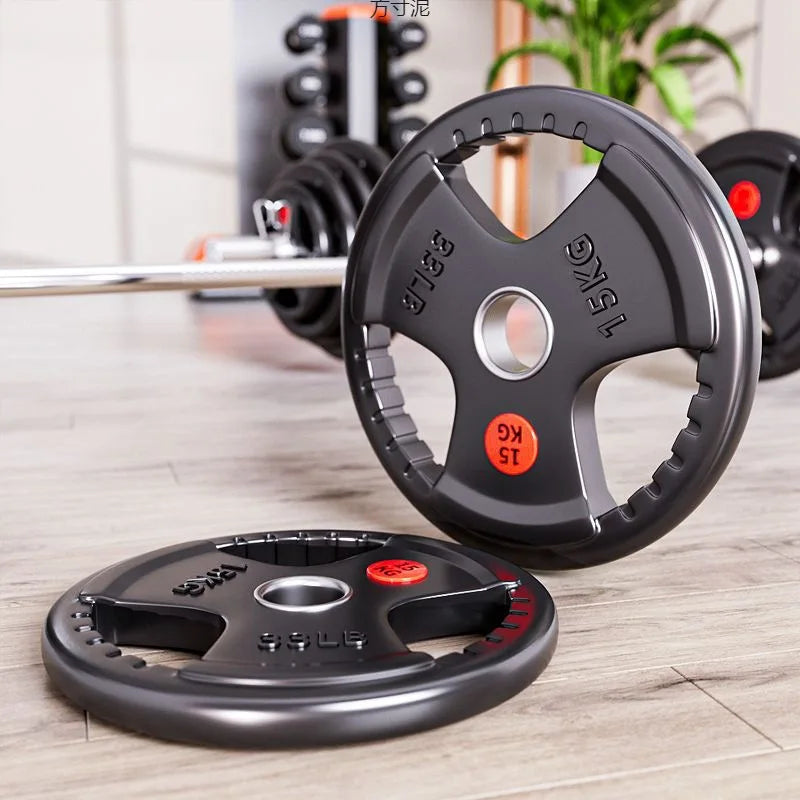 Hard Pull Rubber Barbell Plates