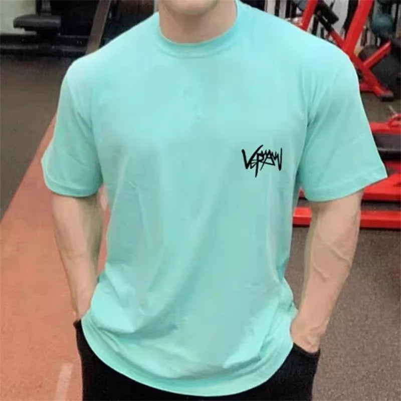 Men’s Oversized Cotton Training T-Shirt