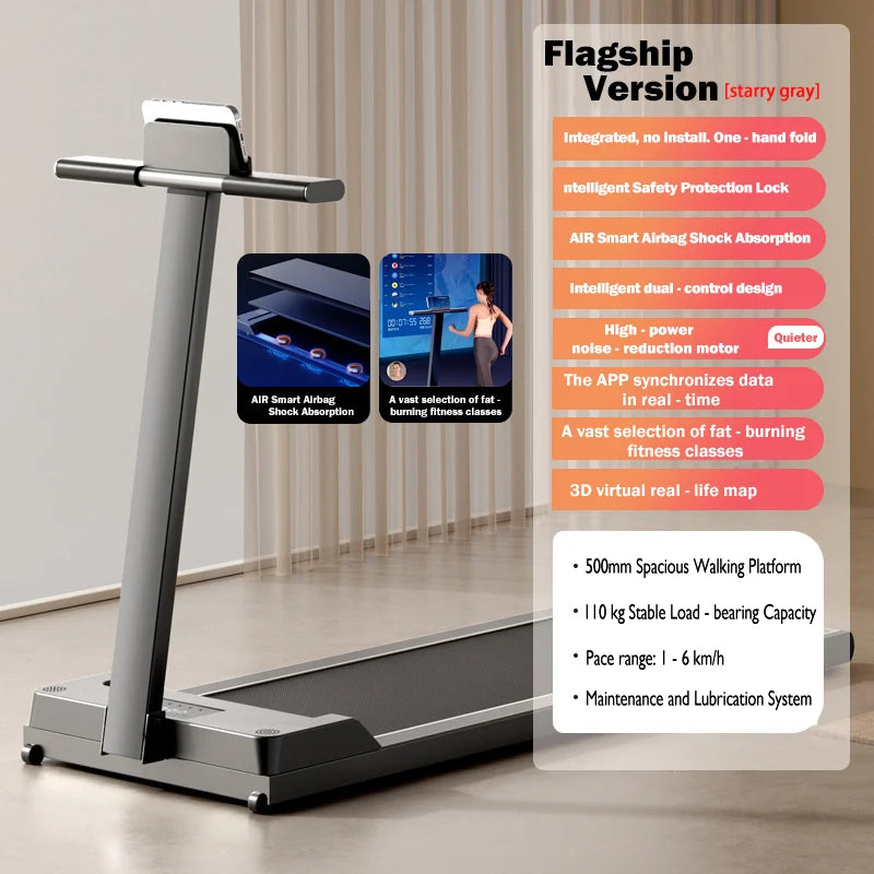 Mini Foldable Walking Treadmill 2025