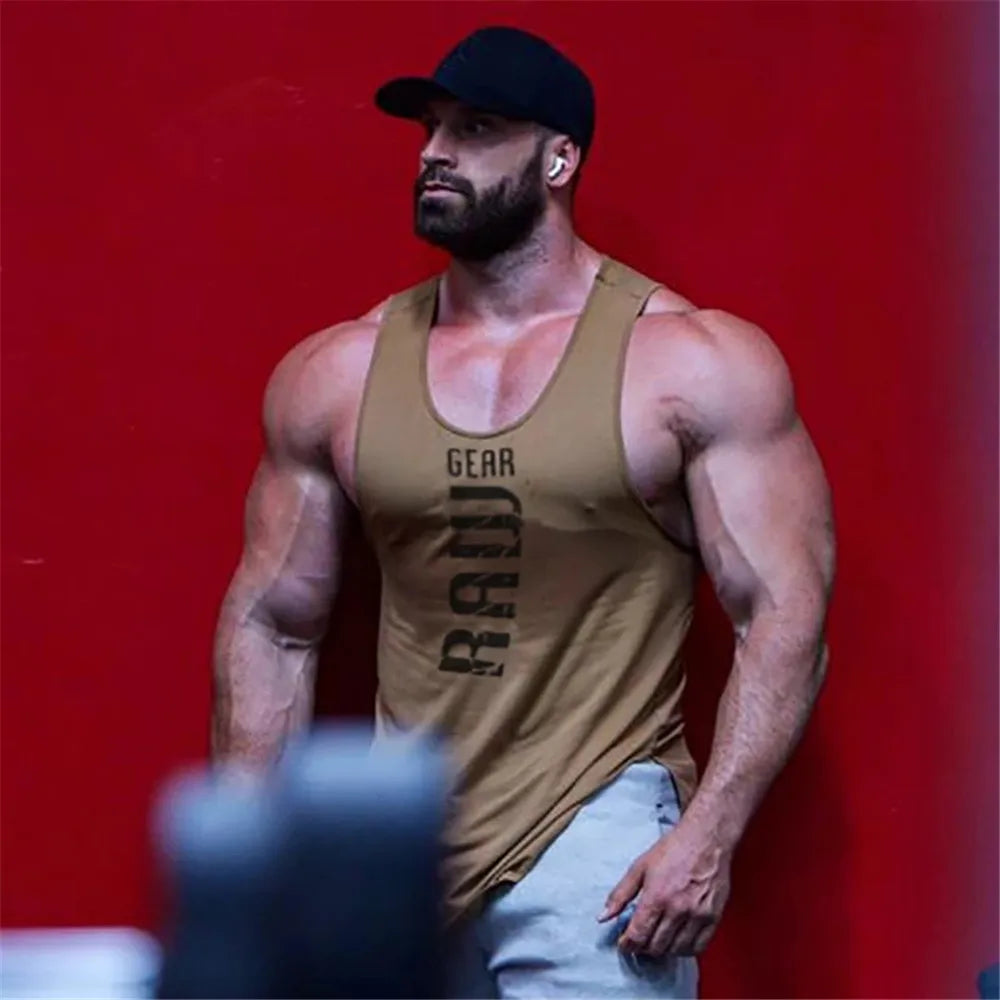 Men’s Cotton Bodybuilding Gym Tank