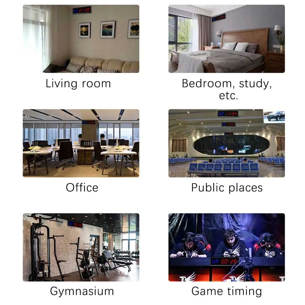 LED Digital Wall Gym Timer