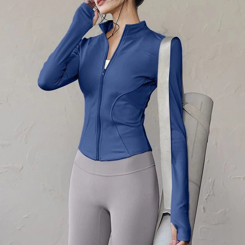 Women’s Slim-Fit Zip Yoga Jacket