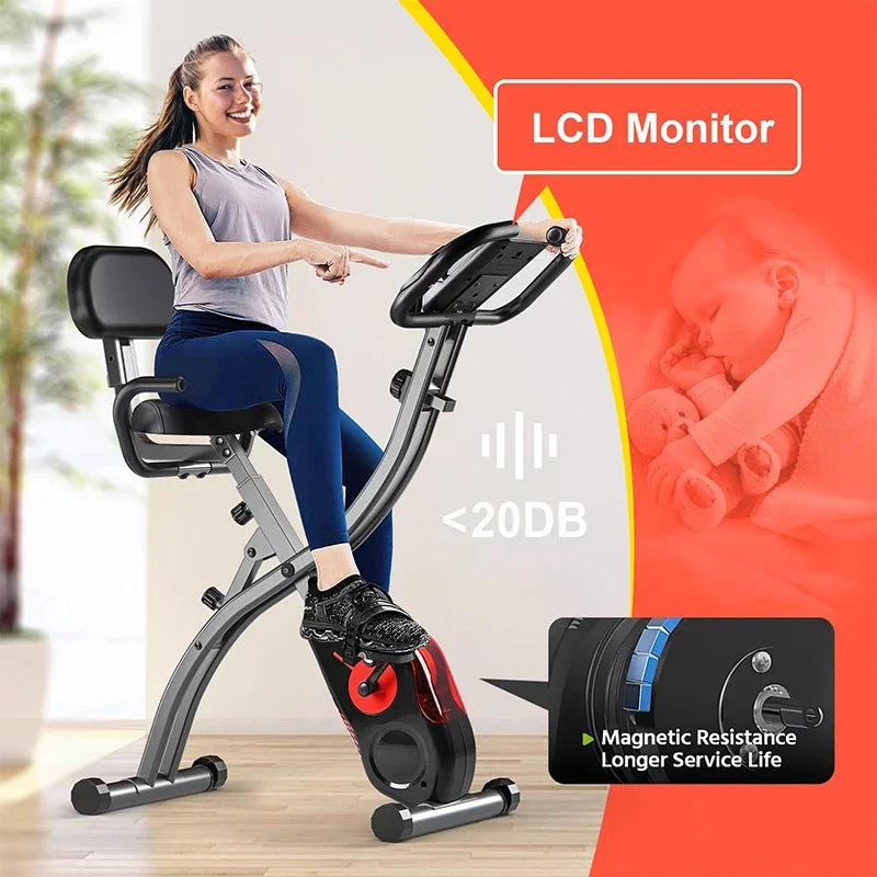 Foldable Magnetic Home Exercise Bike