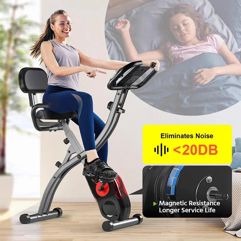 Foldable Magnetic Home Exercise Bike