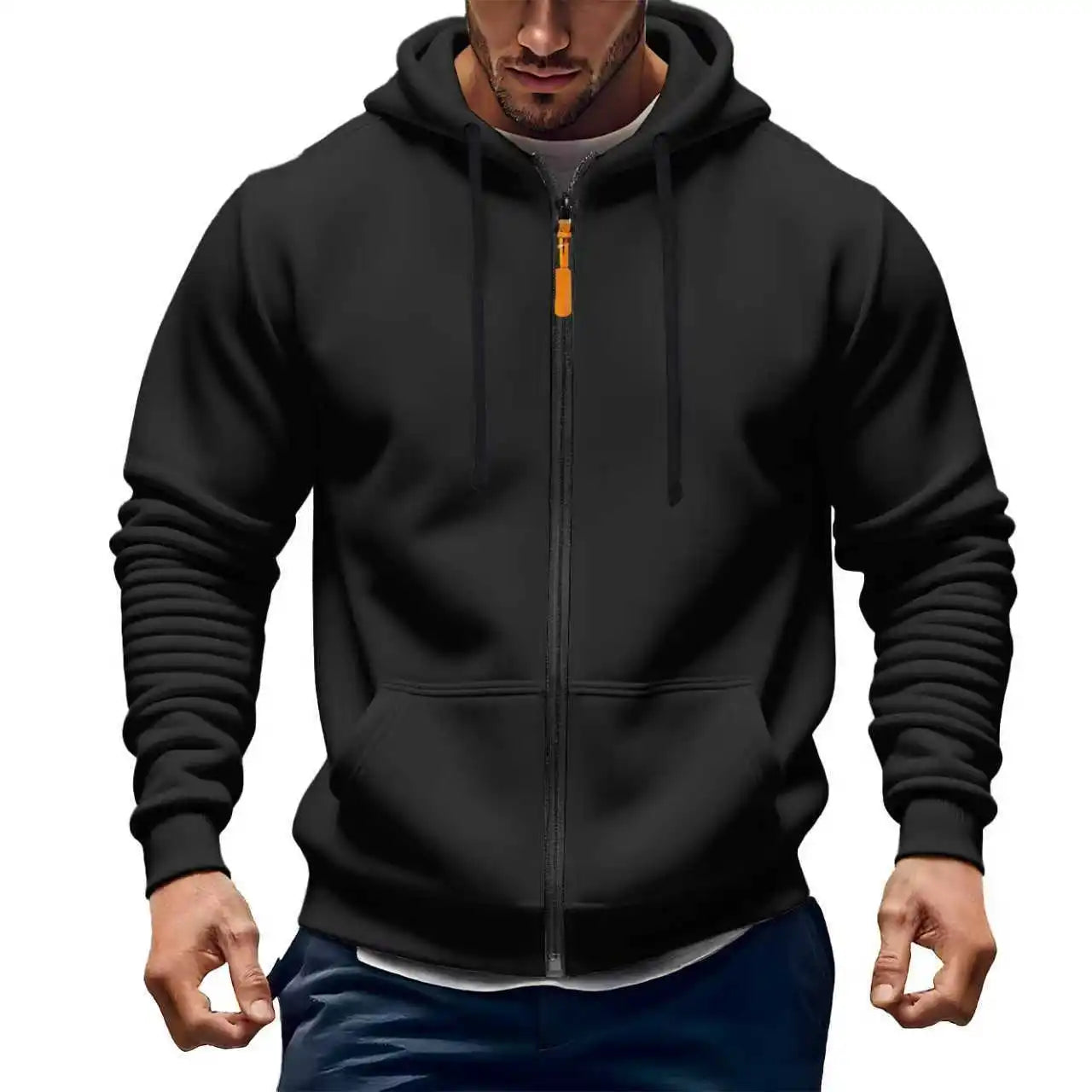 Men’s Winter Fleece Zip Sweatshirt
