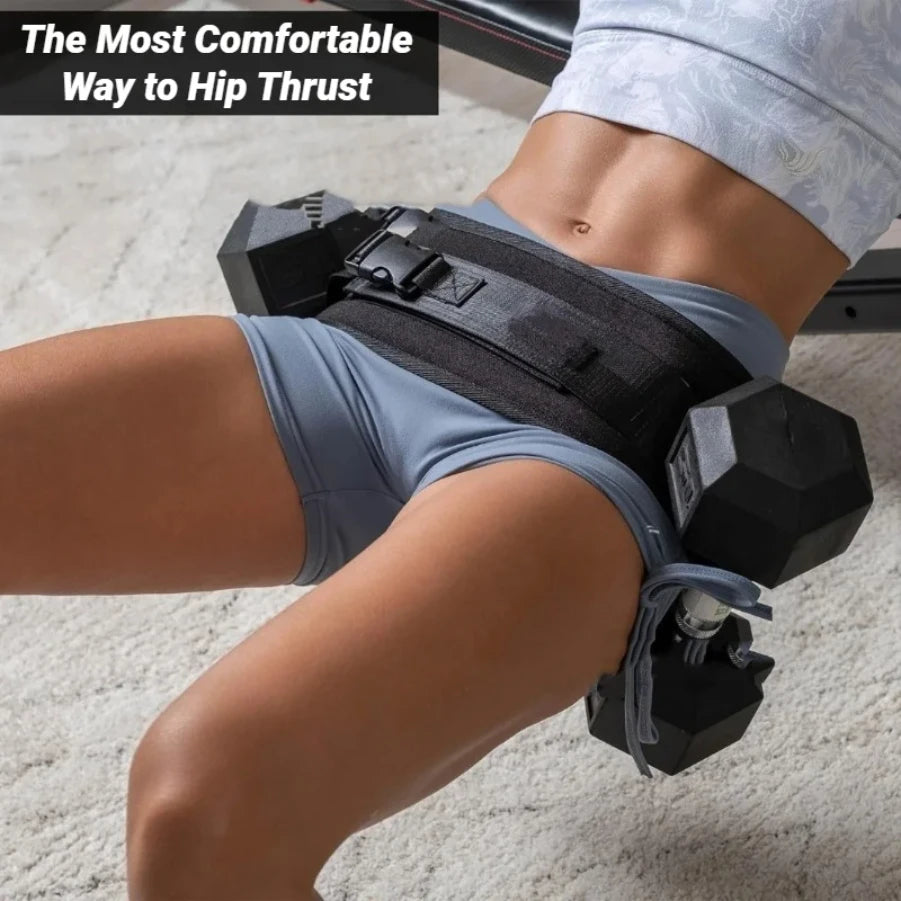 Dumbbell Exercise Hip Thrust Belt
