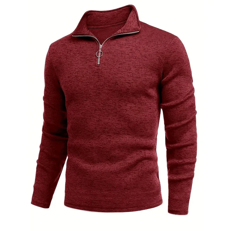 Men’s Half-Zip Casual Workout Hoodie