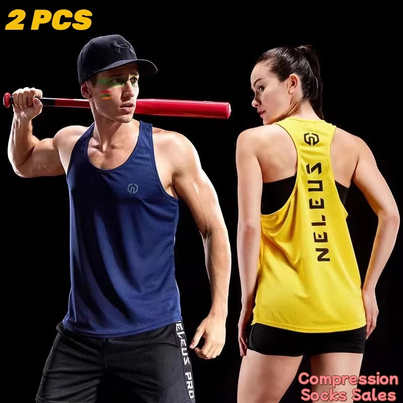 Unisex Tight-Fit Training Tank Tops