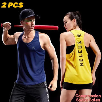 Unisex Tight-Fit Training Tank Tops