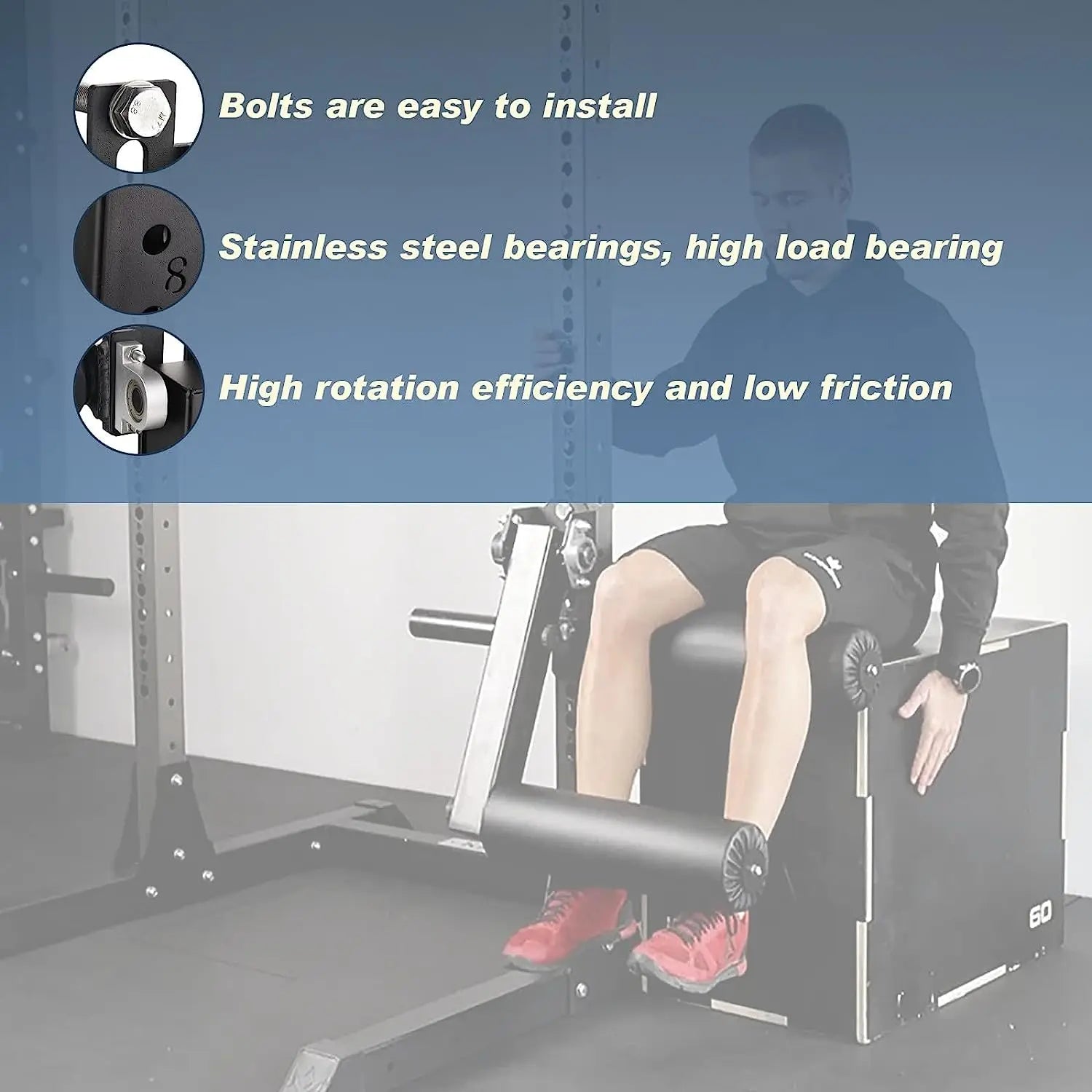 Seated Leg Extension Curl Machine