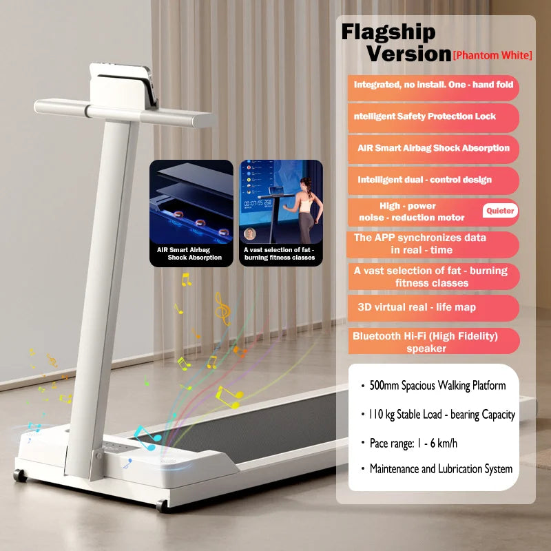 Mini Foldable Walking Treadmill 2025