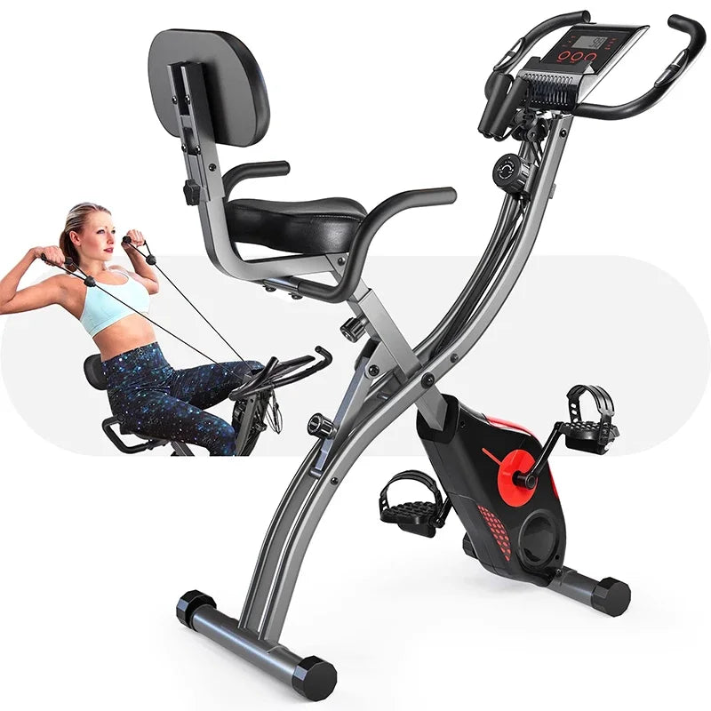 Foldable Magnetic Home Exercise Bike