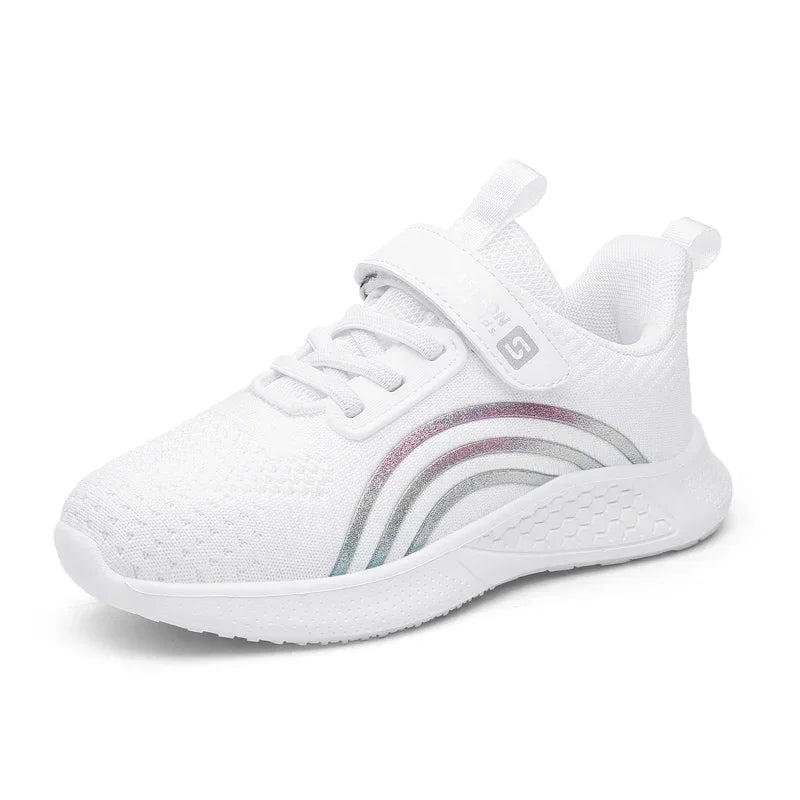 Girls’ Breathable Mesh Running Sneakers