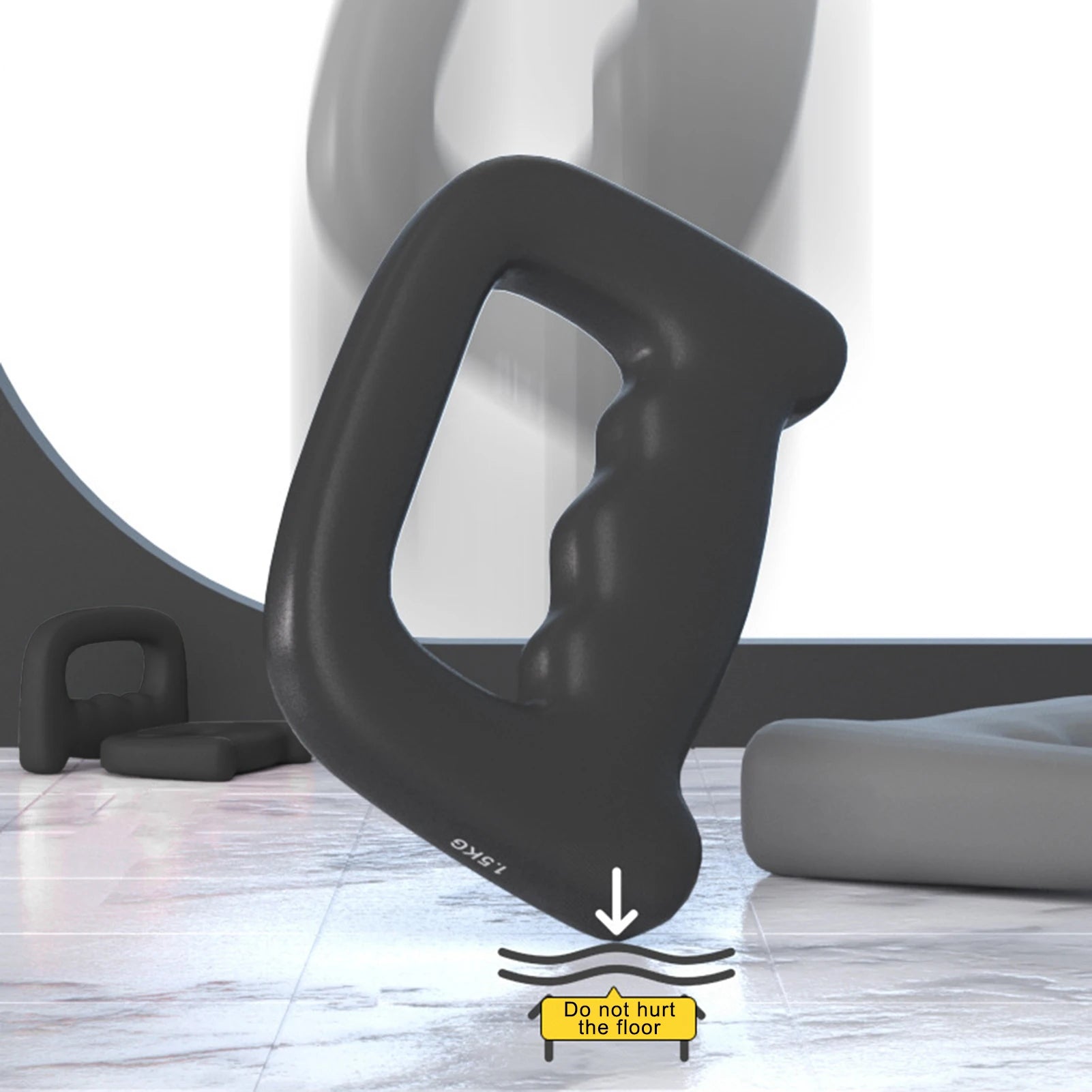 Ergonomic Hand-Shaped Cardio Dumbbells