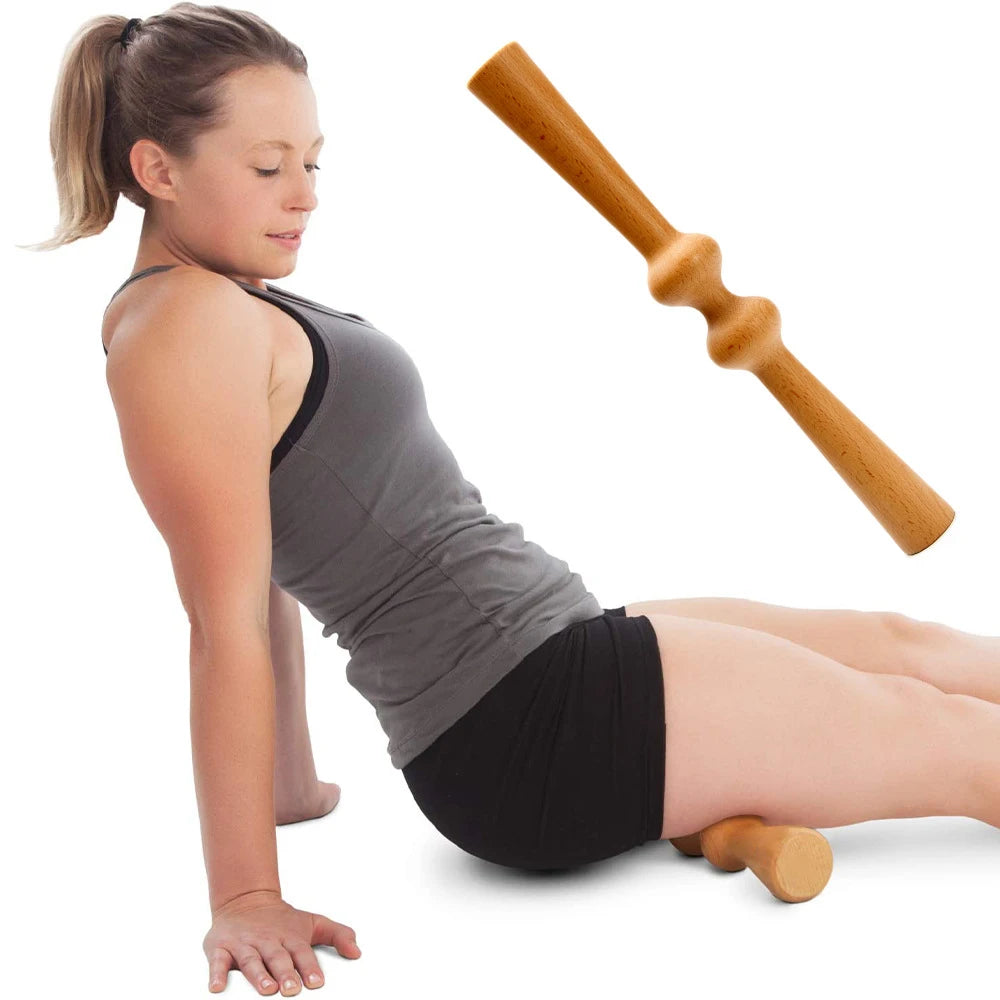 Wooden Spine Alignment Back Roller