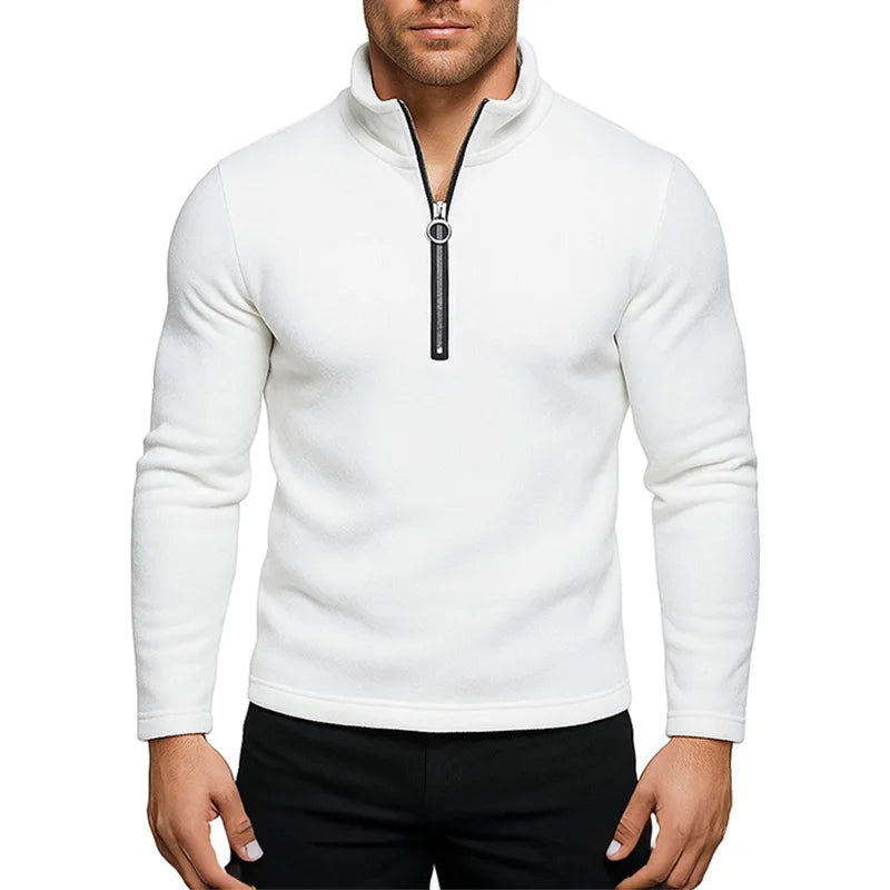 Men’s Half-Zip Casual Workout Hoodie