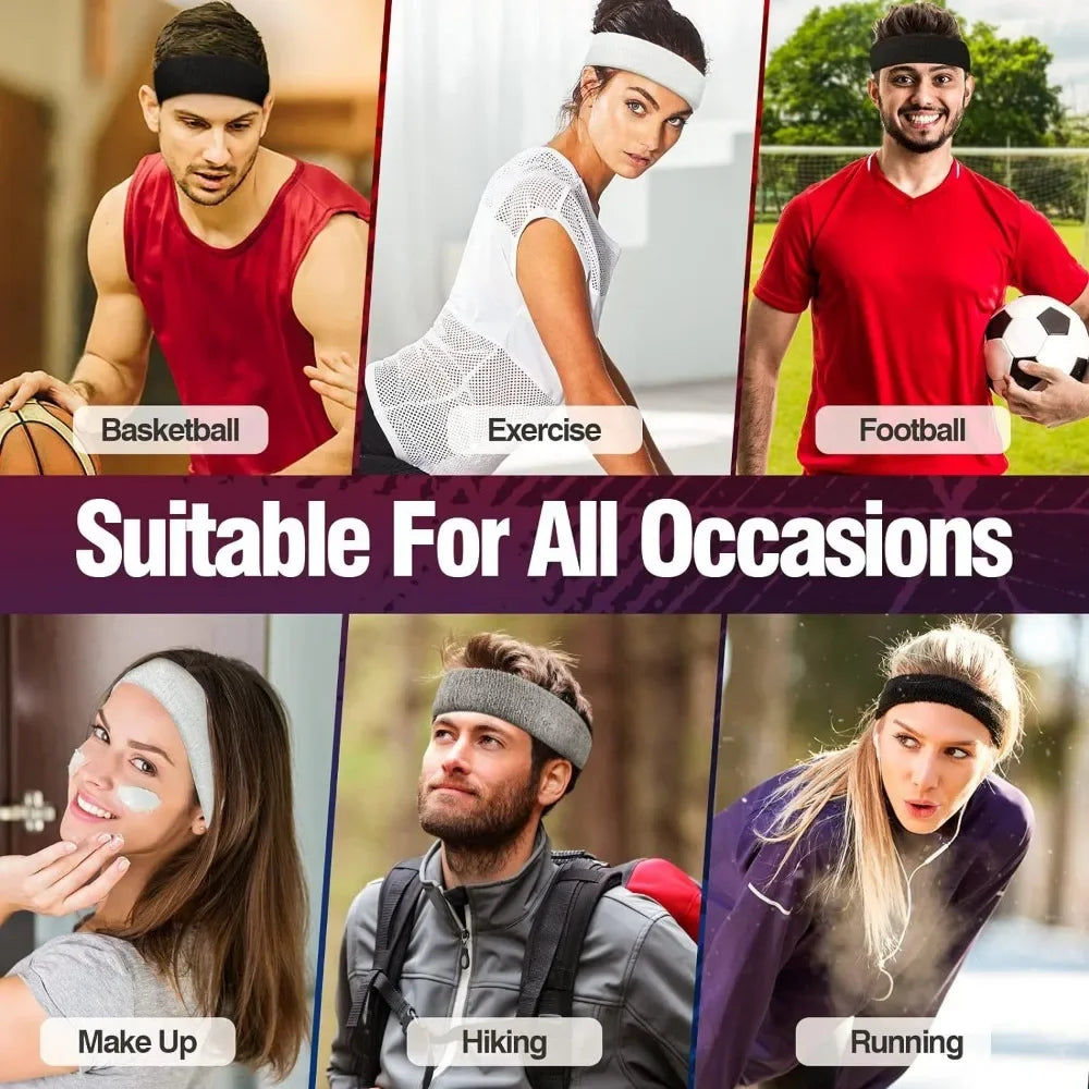Sweat-Absorbing Sports Training Headband