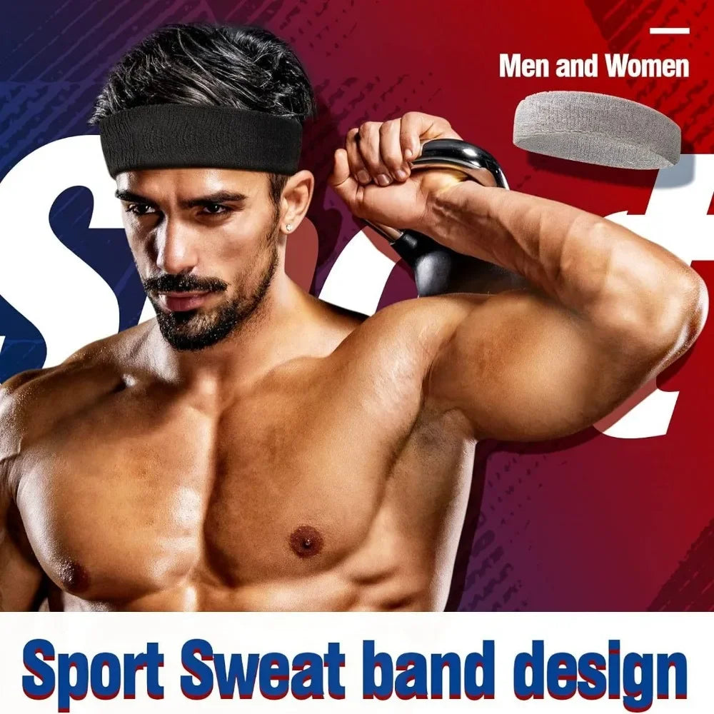 Sweat-Absorbing Sports Training Headband