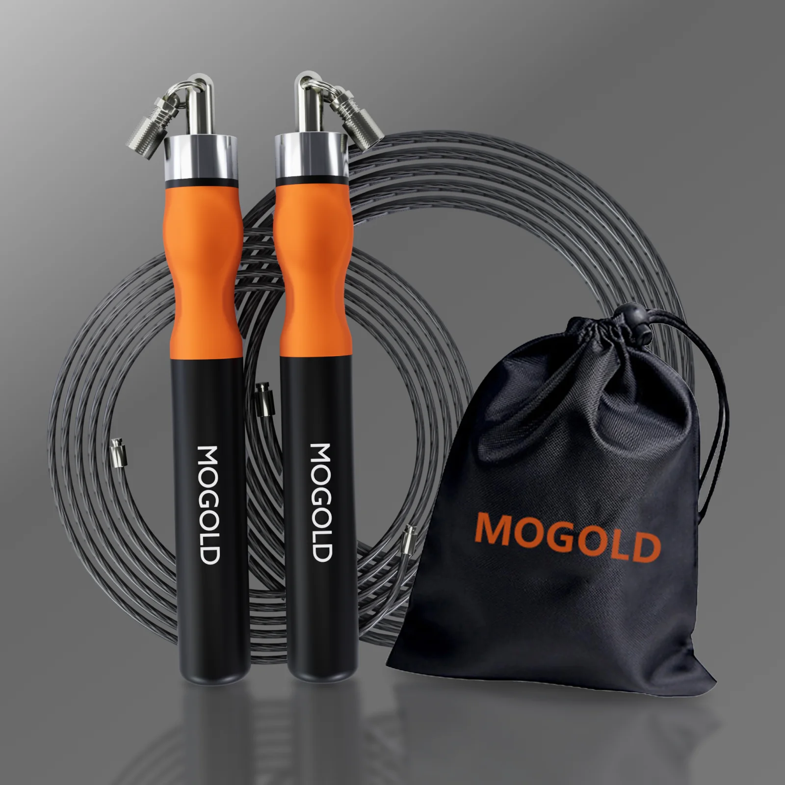 MOGOLD Metal Handle Jump Rope