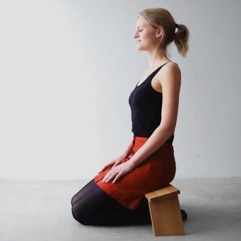 Solid Wood Foldable Meditation Chair