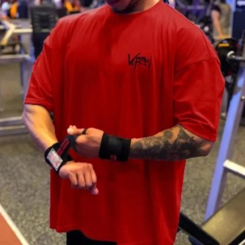 Men’s Oversized Cotton Training T-Shirt