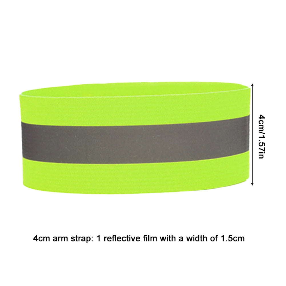 Adjustable High-Visibility Reflective Armband